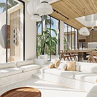 Freehold, Elegant Design Three-Bedroom Villa with Rooftop Lounge Near Balangan Beach. Villas in Bali for Sale: Villa in Balangan, Bali for 350 Thousands USD. Freehold. Preview photo #1
