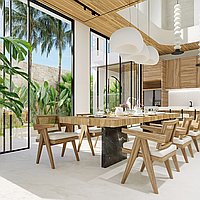 Freehold, Elegant Design Three-Bedroom Villa with Rooftop Lounge Near Balangan Beach. Villas in Bali for Sale: Villa in Balangan, Bali for 350 Thousands USD. Freehold. Preview photo #4