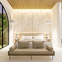 Freehold, Elegant Design Three-Bedroom Villa with Rooftop Lounge Near Balangan Beach. Villas in Bali for Sale: Villa in Balangan, Bali for 350 Thousands USD. Freehold. Preview photo #5