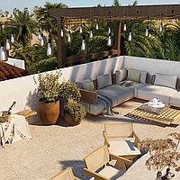 Elegant Long-Lease Two-Bedroom Villa with Rooftop Lounge, Minutes from Bingin Beach. Villas in Bali for Sale: Вилла в Бингин, Бали за 389 тыс. USD. Leasehold. Предварительный просмотр фото #9