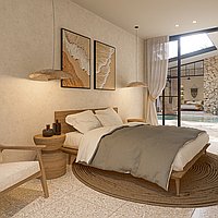 High ROI Potential: Five-Bedroom Villa with European Tropical Flair, Near Bingin Beach. Villas in Bali for Sale: Villa in Bingin, Bali for 625 Thousands USD. Leasehold. Preview photo #6