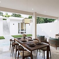 Brand New Tropical European Style Three Bedroom Villa in Tumbak Bayuh. Villas in Bali for Sale: Вилла в Чангу, Бали за 270 тыс. USD. Leasehold. Предварительный просмотр фото #2