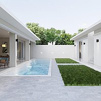Brand New Tropical European Style Three Bedroom Villa in Tumbak Bayuh. Villas in Bali for Sale: Вилла в Чангу, Бали за 270 тыс. USD. Leasehold. Предварительный просмотр фото #1