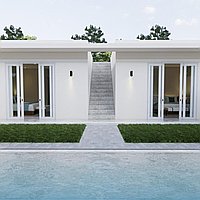 Brand New Tropical European Style Three Bedroom Villa in Tumbak Bayuh. Villas in Bali for Sale: Вилла в Чангу, Бали за 270 тыс. USD. Leasehold. Предварительный просмотр фото #1