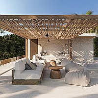 Discover three-bedroom mediterranean villa in Pererenan. Villas in Bali for Sale: Villa in Canggu, Bali for 810 Thousands USD. Leasehold. Preview photo #9