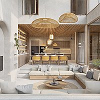 Discover three-bedroom mediterranean villa in Pererenan. Villas in Bali for Sale: Villa in Canggu, Bali for 810 Thousands USD. Leasehold. Preview photo #5