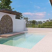 Two-Bedroom Mediterranean Villa with Rice Field Scenery in Canggu. Villas in Bali for Sale: Вилла в Чангу, Бали за 239 тыс. USD. Leasehold. Предварительный просмотр фото #11