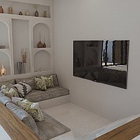 Two-Bedroom Mediterranean Villa with Rice Field Scenery in Canggu. Villas in Bali for Sale: Вилла в Чангу, Бали за 239 тыс. USD. Leasehold. Предварительный просмотр фото #3