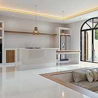 Two-Bedroom Mediterranean Villa with Rice Field Scenery in Canggu. Villas in Bali for Sale: Вилла в Чангу, Бали за 239 тыс. USD. Leasehold. Предварительный просмотр фото #4