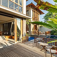 Three bedroom gated estate villa near Batu Bolong beach. Villas in Bali for Sale: Villa in Canggu, Bali for 613 Thousands USD. Freehold. Preview photo #2