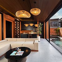 Unique brick accent design 2-bedroom villa in Batu Bolong . Villas in Bali for Sale: Вилла в Чангу, Бали за 288 тыс. USD. Leasehold. Предварительный просмотр фото #3