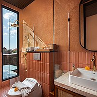 Unique brick accent design 2-bedroom villa in Batu Bolong . Villas in Bali for Sale: Вилла в Чангу, Бали за 288 тыс. USD. Leasehold. Предварительный просмотр фото #11