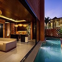 Unique brick accent design 2-bedroom villa in Batu Bolong . Villas in Bali for Sale: Вилла в Чангу, Бали за 288 тыс. USD. Leasehold. Предварительный просмотр фото #2