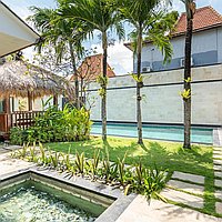 Serene three bedroom villa in central Berawa for lease. Villas in Bali for Sale: Вилла в Чангу, Бали за 571 тыс. USD. Leasehold. Предварительный просмотр фото #2