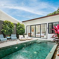 Elegant living with rice field views in Padonan. Villas in Bali for Sale: Вилла в Чангу, Бали за 217 тыс. USD. Leasehold. Предварительный просмотр фото #2