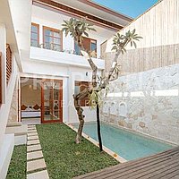 Modern Balinese Villa Design In Canggu. Villas in Bali for Sale: Вилла в Чангу, Бали за 245 тыс. USD. Leasehold. Предварительный просмотр фото #1