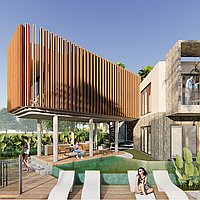Stunning Ocean And River View 5 Bedroom Villa In Pererenan. Villas in Bali for Sale: Villa in Canggu, Bali for 1650 Thousands USD. Leasehold. Preview of photo #1