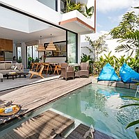 Lush oasis leasehold villa in tranquil Tumbak Bayuh village. Villas in Bali for Sale: Вилла в Чангу, Бали за 448 тыс. USD. Leasehold. Предварительный просмотр фото #1