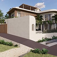 Charming Mediterranean-Style Four Bedroom Villa with Rooftop Bar and Plunge Pool, Canggu. Villas in Bali for Sale: Вилла в Чангу, Бали за 630 тыс. USD. Leasehold. Предварительный просмотр фото #1