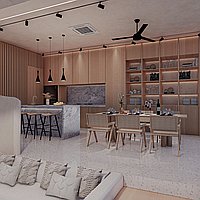 Modern Living Awaits: Enchanting Off-plan Two Bedroom Townhouse Villa in Canggu. Villas in Bali for Sale: Вилла в Чангу, Бали за 340 тыс. USD. Leasehold. Предварительный просмотр фото #1