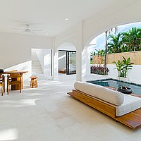 Modern Mediterranean-Style Three-Bedroom Villa with Rooftop Terrace, Close to Pererenan Beach. Villas in Bali for Sale: Villa in Canggu, Bali for 295 Thousands USD. Leasehold. Preview photo #2