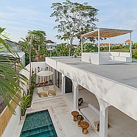 Modern Mediterranean-Style Three-Bedroom Villa with Rooftop Terrace, Close to Pererenan Beach. Villas in Bali for Sale: Villa in Canggu, Bali for 295 Thousands USD. Leasehold. Preview photo #13