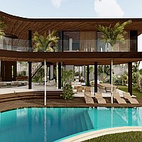 Iconic high quality five bedroom villa in Pererenan. Villas in Bali for Sale: Вилла в Чангу, Бали за 1486 тыс. USD. Leasehold. Предварительный просмотр фото #10