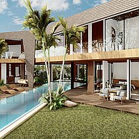 Iconic high quality five bedroom villa in Pererenan. Villas in Bali for Sale: Вилла в Чангу, Бали за 1486 тыс. USD. Leasehold. Предварительный просмотр фото #1