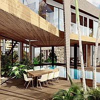 Iconic high quality five bedroom villa in Pererenan. Villas in Bali for Sale: Вилла в Чангу, Бали за 1486 тыс. USD. Leasehold. Предварительный просмотр фото #3