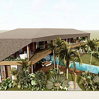 Iconic high quality five bedroom villa in Pererenan. Villas in Bali for Sale: Вилла в Чангу, Бали за 1486 тыс. USD. Leasehold. Предварительный просмотр фото #2