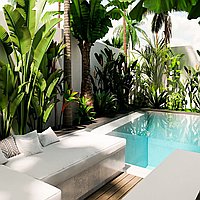 Serene living, stunning views and lucrative investment potential in Pererenan await!. Villas in Bali for Sale: Вилла в Чангу, Бали за 615 тыс. USD. Leasehold. Предварительный просмотр фото #3