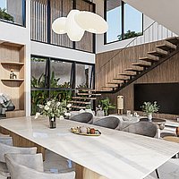 Pererenan's exclusive riverside villa. Villas in Bali for Sale: Villa in Canggu, Bali for 846 Thousands USD. Leasehold. Preview photo #4