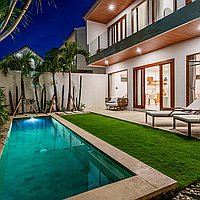 Tranquil living in 2-bedroom Pererenan villa. Villas in Bali for Sale: Вилла в Чангу, Бали за 282 тыс. USD. Leasehold. Предварительный просмотр фото #3