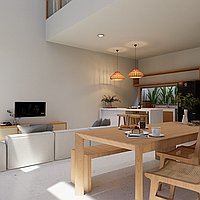 One bedroom loft 400m from the beach in Pererenan. Villas in Bali for Sale: Вилла в Чангу, Бали за 166 тыс. USD. Leasehold. Предварительный просмотр фото #3