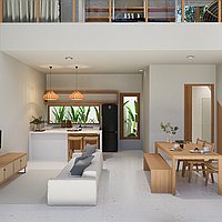 One bedroom loft 400m from the beach in Pererenan. Villas in Bali for Sale: Вилла в Чангу, Бали за 166 тыс. USD. Leasehold. Предварительный просмотр фото #2