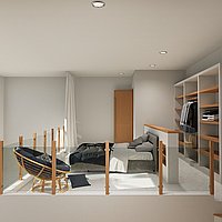 One bedroom loft 400m from the beach in Pererenan. Villas in Bali for Sale: Вилла в Чангу, Бали за 166 тыс. USD. Leasehold. Предварительный просмотр фото #8