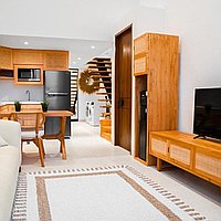 One bedroom loft only 650m from batu bolong beach. Villas in Bali for Sale: Вилла в Чангу, Бали за 209 тыс. USD. Leasehold. Предварительный просмотр фото #7