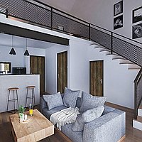 Unlock Prime Investment Potential: Industrial-Style One-Bedroom Villa in Padonan. Villas in Bali for Sale: Вилла в Чангу, Бали за 110 тыс. USD. Leasehold. Предварительный просмотр фото #1