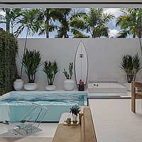 Unmissable Opportunity: High-End Two-Bedroom Villa in Coveted Canggu Location. Villas in Bali for Sale: Villa in Canggu, Bali for 355 Thousands USD. Leasehold. Preview of photo #1