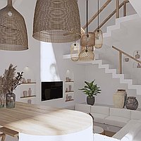Two Units of Two-Bedroom Villas with Rooftop Lounge, Steps Away from Lima Beach. Villas in Bali for Sale: Villa in Canggu, Bali for 255 Thousands USD. Leasehold. Preview photo #2
