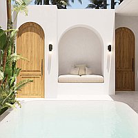Two Units of Two-Bedroom Villas with Rooftop Lounge, Steps Away from Lima Beach. Villas in Bali for Sale: Villa in Canggu, Bali for 255 Thousands USD. Leasehold. Preview photo #9