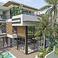 Exquisite Four-Bedroom Villa with Ocean Views Just Steps Away from Lima Beach, Pererenan. Villas in Bali for Sale: Villa in Canggu, Bali for 620 Thousands USD. Leasehold. Preview of photo #1