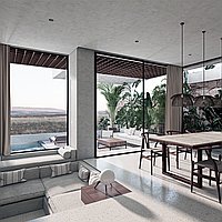 Luxurious One Bedroom Tropical Living Apartment. Villas in Bali for Sale: Вилла в Чангу, Бали за 165 тыс. USD. Leasehold. Предварительный просмотр фото #2
