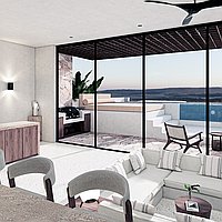 Luxurious 2 Bedroom Penthouse apartment. Villas in Bali for Sale: Вилла в Чангу, Бали за 268 тыс. USD. Leasehold. Предварительный просмотр фото #4