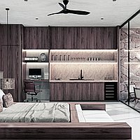 Luxurious 2 Bedroom Penthouse apartment. Villas in Bali for Sale: Вилла в Чангу, Бали за 268 тыс. USD. Leasehold. Предварительный просмотр фото #9