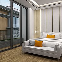 Tranquil living with stunning rice field views in Pererenan. Villas in Bali for Sale: Villa in Canggu, Bali for 2.1 Million HKD. Leasehold. Preview photo #11