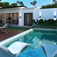 Timeless Contemporary Three-Bedroom Villa with Long Lease in Coveted Canggu. Villas in Bali for Sale: Вилла в Чангу, Бали за 239 тыс. USD. Leasehold. Предварительный просмотр фото #12