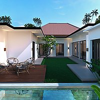 Timeless Contemporary Three-Bedroom Villa with Long Lease in Coveted Canggu. Villas in Bali for Sale: Вилла в Чангу, Бали за 239 тыс. USD. Leasehold. Предварительный просмотр фото #1