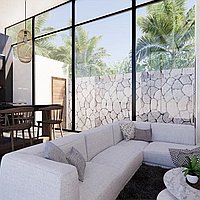 Contemporary elegance 2-bedroom leasehold villa in Batu bolong. Villas in Bali for Sale: Вилла в Чангу, Бали за 282 тыс. USD. Leasehold. Предварительный просмотр фото #3
