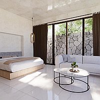 Contemporary elegance 2-bedroom leasehold villa in Batu bolong. Villas in Bali for Sale: Вилла в Чангу, Бали за 282 тыс. USD. Leasehold. Предварительный просмотр фото #7
